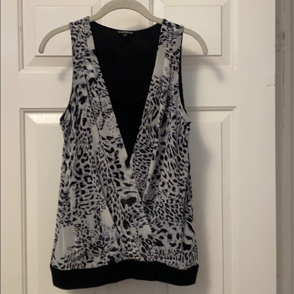 Express Animal print top